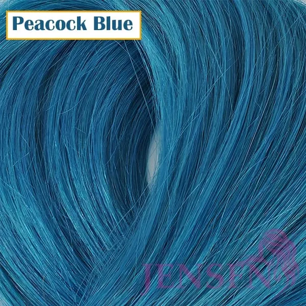 8D Natural Hair Extensions Human Hair 10pcs 0.5g/s Micro Ring 18Inch Micro Link Hair Loop Extension For Women variety of color