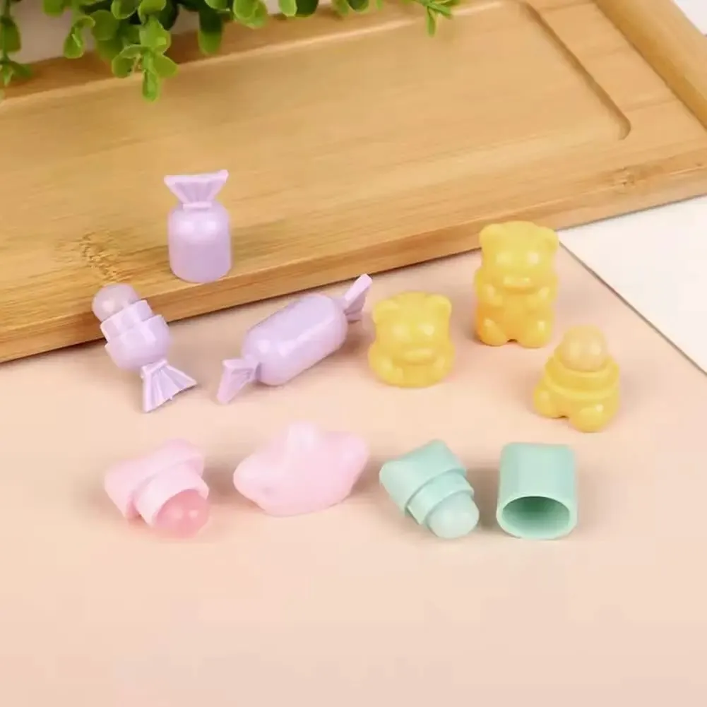 1/4PCS แบบพกพาการ์ตูนมินิซิลิโคนแปรงลิปสติกหมีน่ารักมุมคอนซีลเลอร์แปรง Lip Balm Lip GLOSS คอนซีลเลอร์ Make Up แปรง — image 2