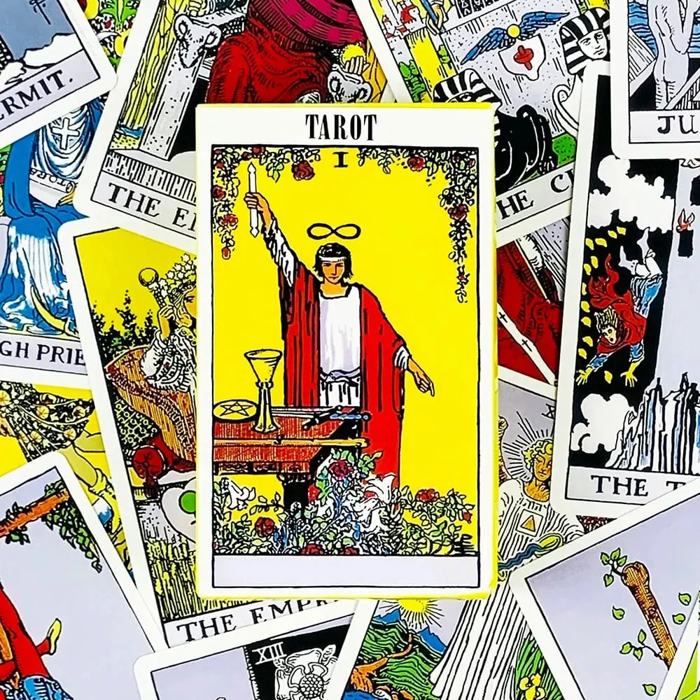 English/Spanish Version Classic The Rider Tarot Card Prediction Divination Board Game Toy Holiday Games Waite Tarot Deck Booklet — image 2