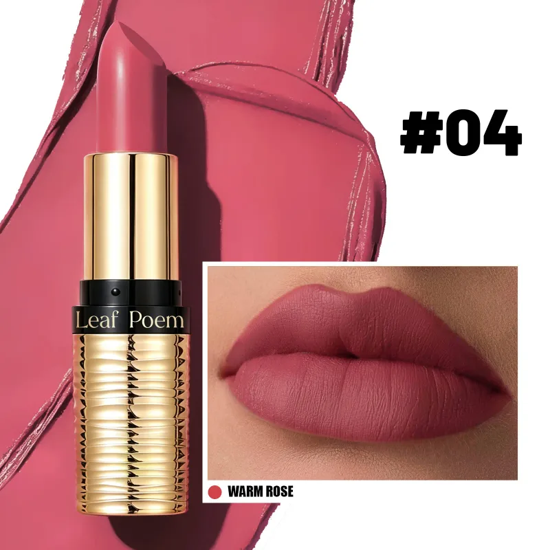 8 Colors Purple Matte Lipstick Waterproof Nude Brown Lip Tint Tone Long-lasting Velvet Matte Lipstick for Women Makeup Cosmetics