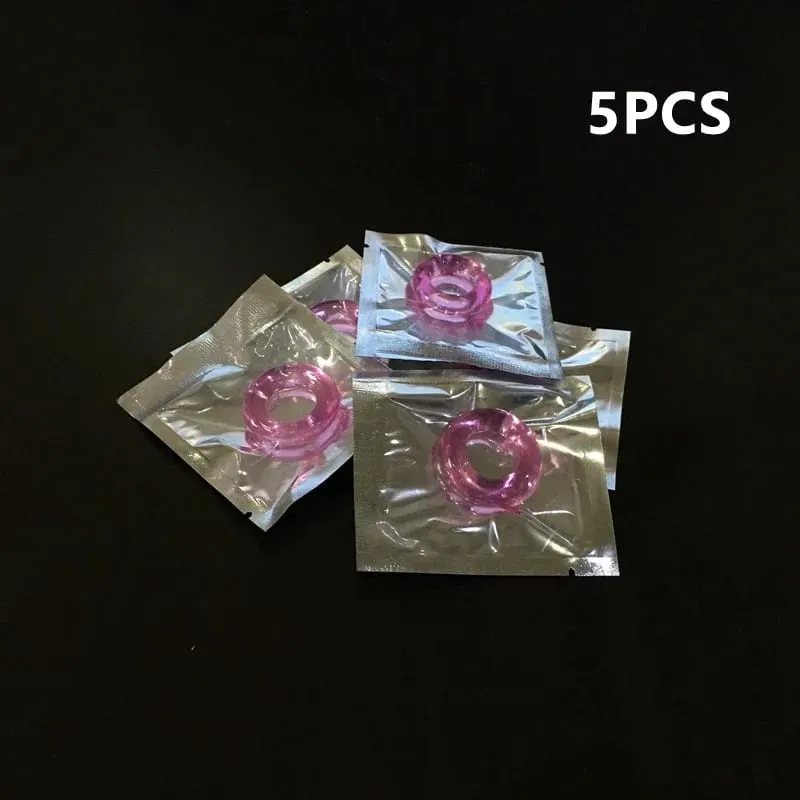 10/5Pcs Silicone Durable Penis Ring Adult Men Ejaculation Delay Cock Rubber Rings Penis Enlargement Sex Toys For Male Sex Ring — image 12