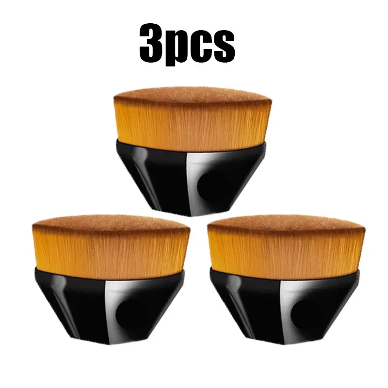 1/2/3/4pcs Makeup Brush Beauty Powder Face Blush Brushes Portable Professional Foundation Brush Cosmetics Soft Base Make Up