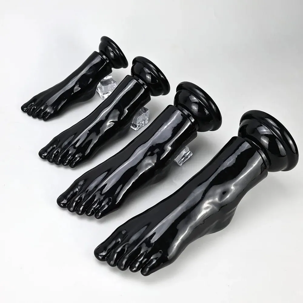 Big Feet Style Anal Plug Big Clear TPE ButtPlug Deep Masturbator Dildo Dilator Stimulator Anal Plug Adult Sex Toys For Women 18+