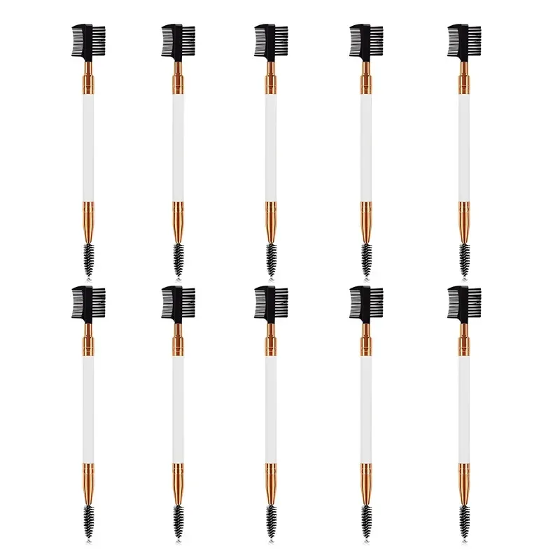 3/10 PC 1PC Double Ended Eyebrow Comb Brush Beauty Makeup Brushes Eyelash Applicator Professional Make Up Tool
