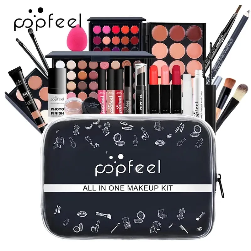 All In One Makeup Kit for Women Full Kit Set All in One Makeup Sets Include Eyebrow Eyeliner Eyeshadow