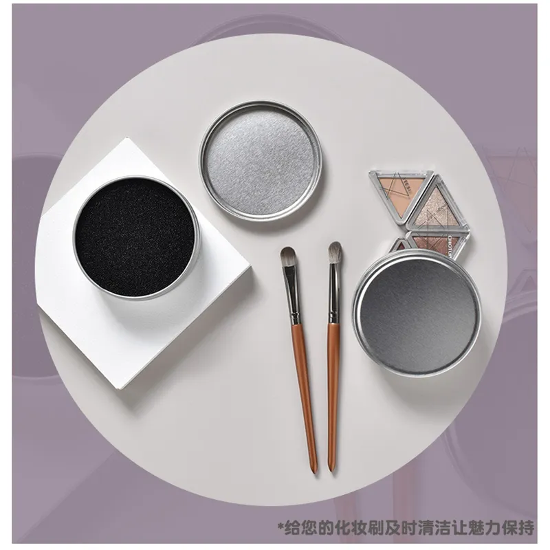 Makeup Brush Dry Cleaning Box Quick Cleaning Disposable Sponge Makeup Brushes Tools Accessories