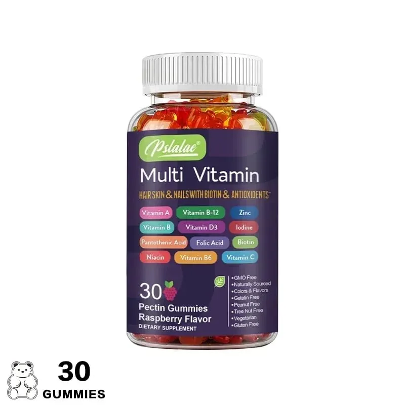 Multivitamin Gummies - To Provide Energy for Skin Hair and Nails Health Support Immune Overall Health