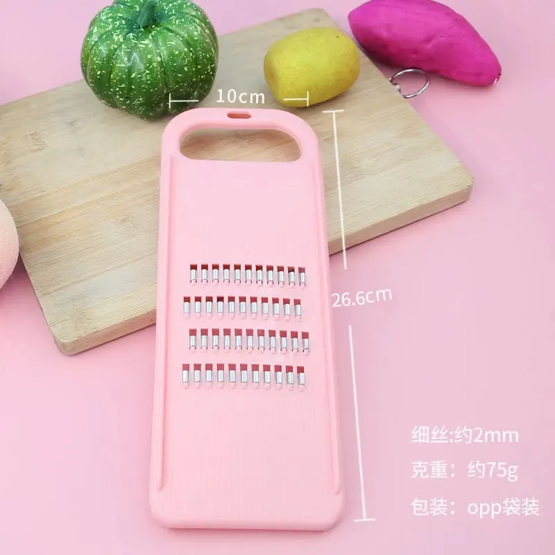 おろし金 野菜スライサー ニンジン 韓国キャベツ フードプロセッサー 手動カッター キッチンアクセサリー用品 家庭用便利なもの