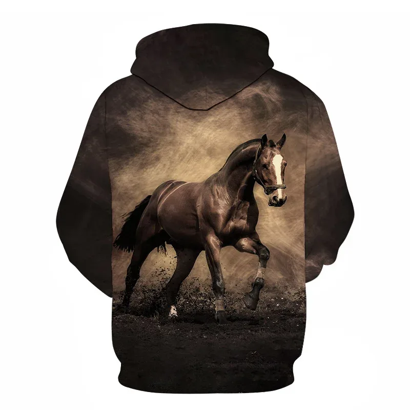 Horse Win Instant Success 3D Print Hoodies Interesting implication Animal Design Men Women Streetwear Pullover Casual Sweatshirt