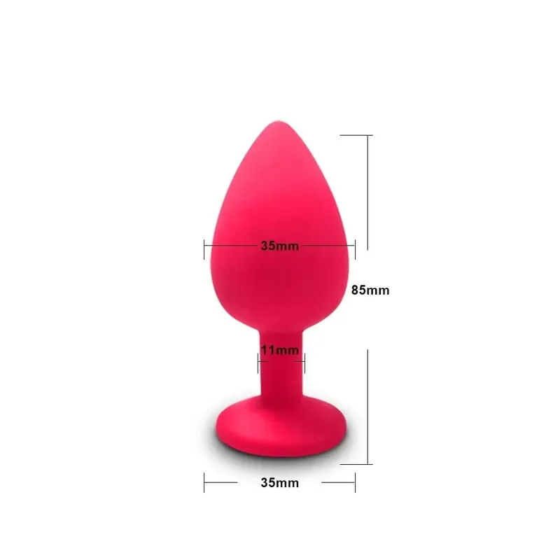 Anal Toy Soft Silicone Anal Plug Mini Bullet Vibrator Butt Plug Men Women Gay Couples Anal Prostate Stimulator Sex Toy for Adult
