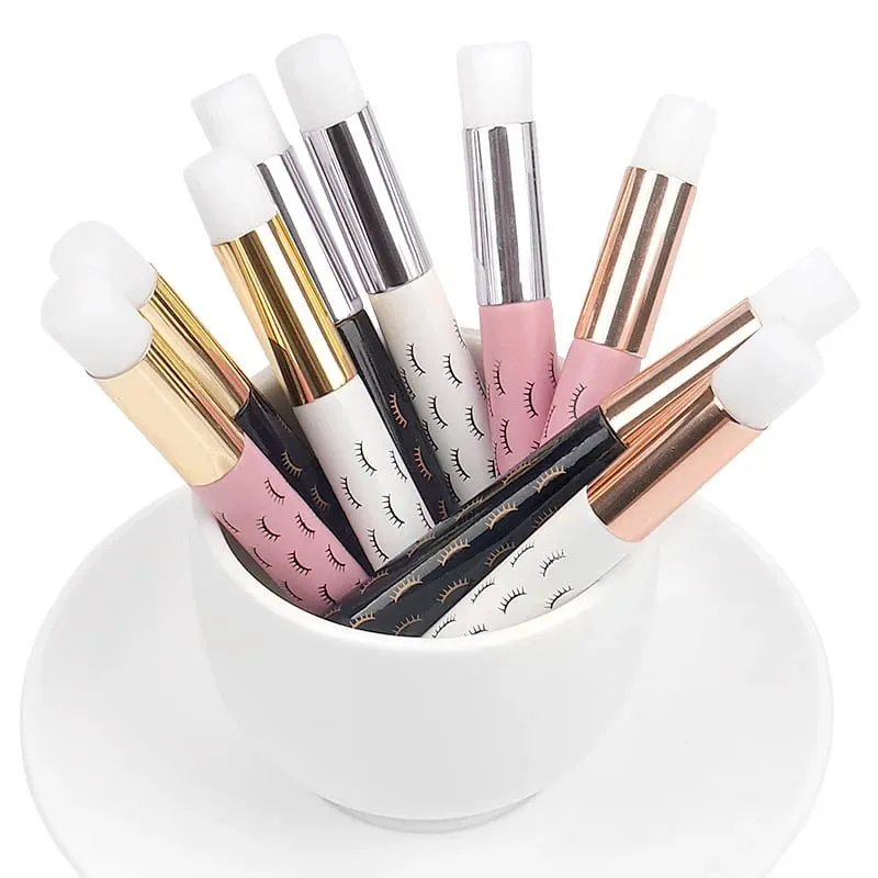 1/5PCS Eyelash Cleaning Brush Lash Extension Applicator Eyebrow Nose Brushes Washing Bottle Skin Care Makeup Tool Clean Supplies