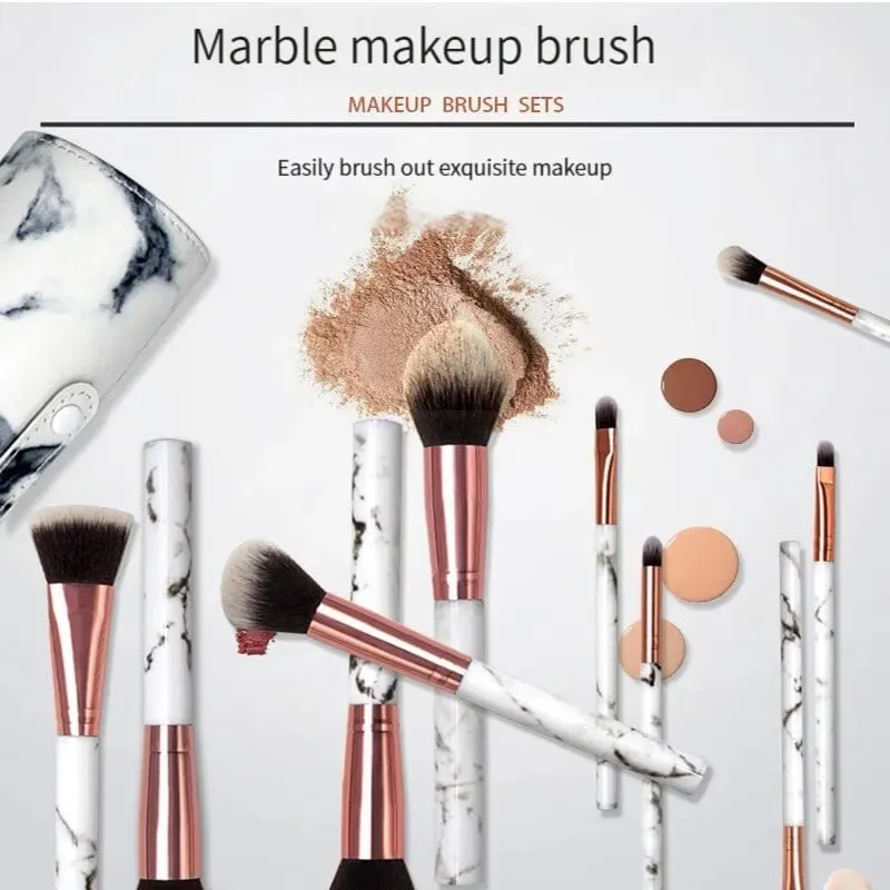 10pcs Set Makeup Brushes Tool Set Cosmetic Powder Eye Shadow Foundation Blush Blending Beauty Maquiagem Beauty Kit for Party — image 2