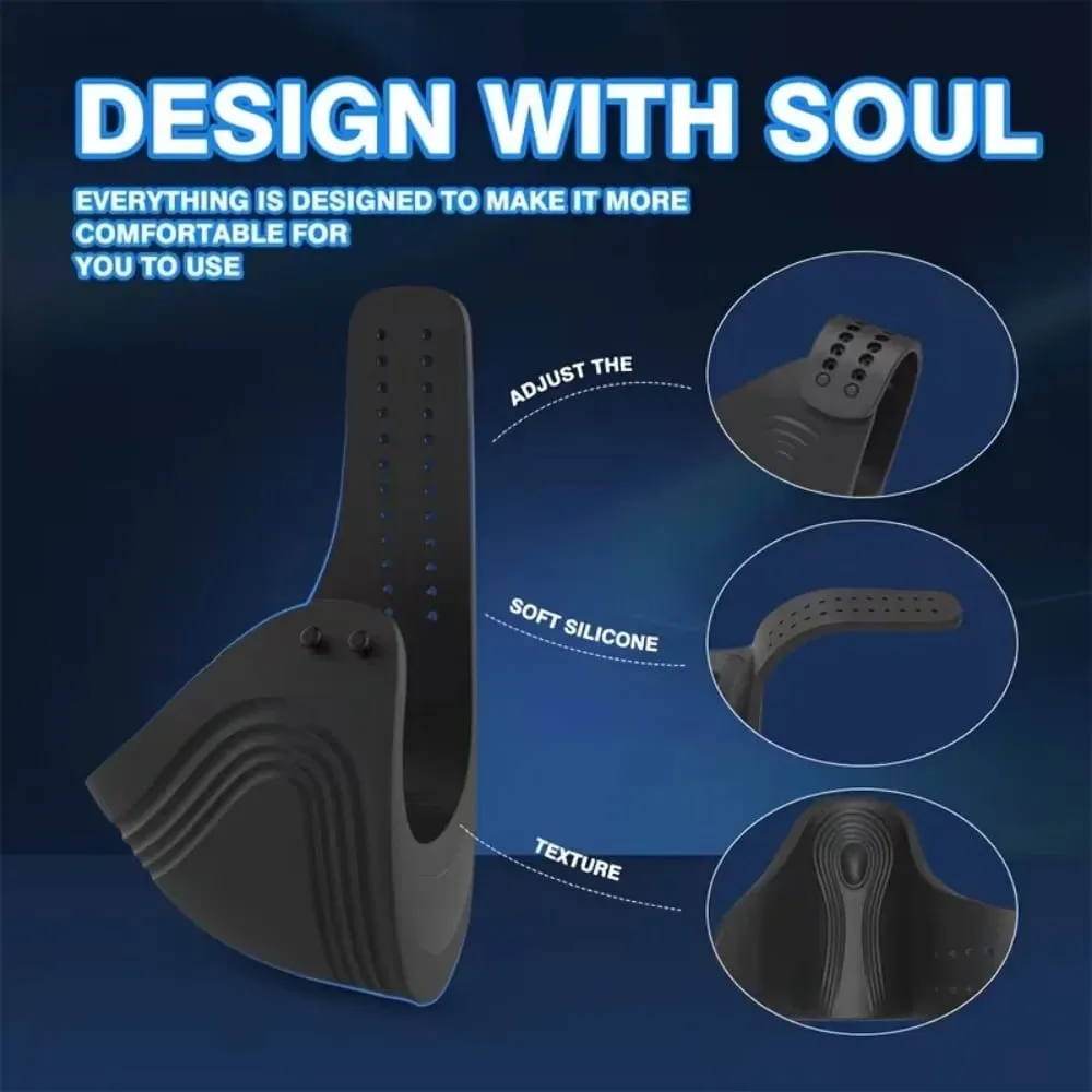Masculino glans massageador beliscar pênis treinamento estimulador vibrador para ejaculação atraso treinamento vibrador adulto brinquedos sexuais para homem