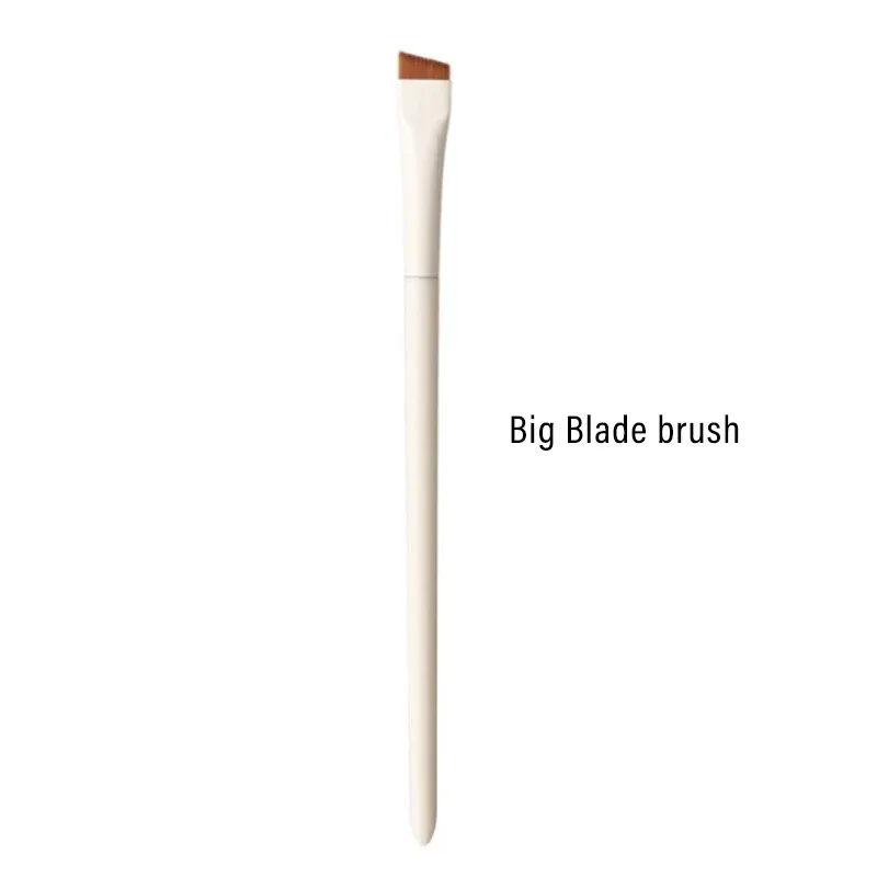 1/3/7/9pcs White Upgrade Blade Eyeliner Brush Eye Makeup Brushes Set Ultra Thin Fine Angle Flat Eyebrow Precise Detail Brush