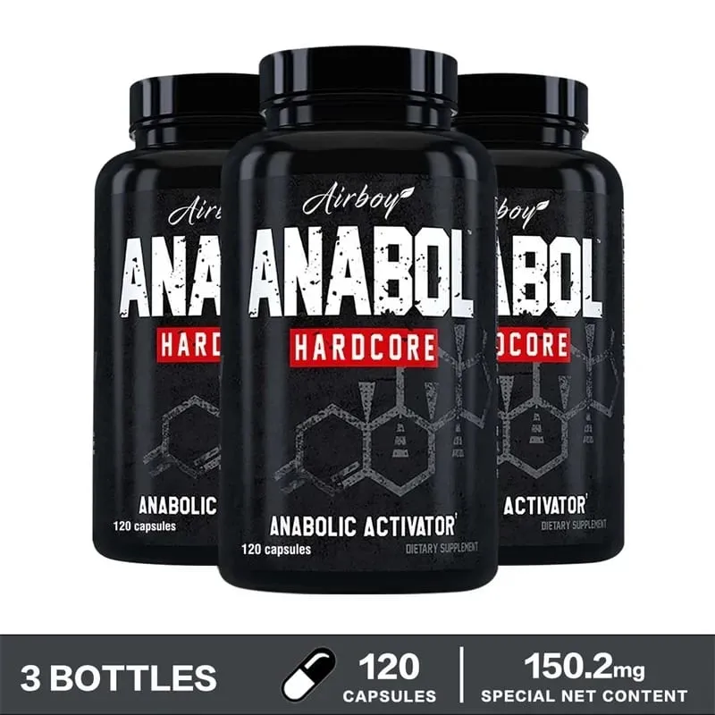 Anabol Hardcore Supplement - Muskelvækst Forbedret udholdenhed Stress og humørlindring og generel sundhed