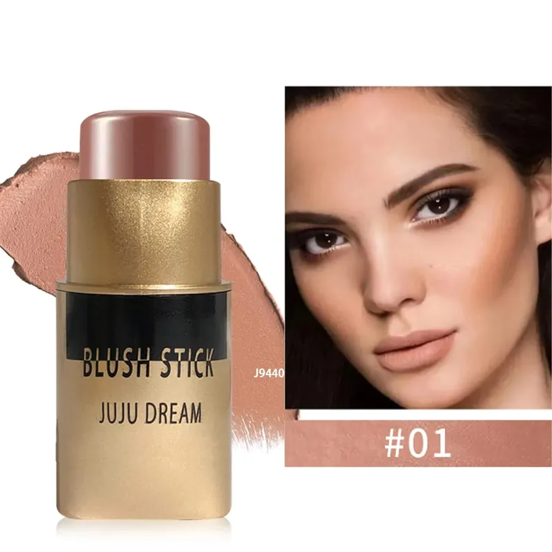 Lipstick Blush Makeup Set Moisturizing Lip Gloss Liquid Blush High Pigment Long Lasting Nude Makeup — image 8