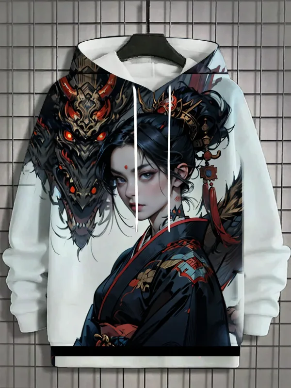 2024 Bagong Anime Women's Men's Fashion Printed Hoodies Autumn and Winter Designer Hoodies Casual Sweatshirts