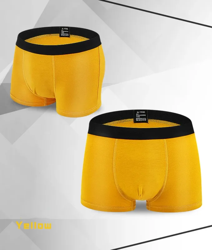 6pcs/Set Black Boxer Men Underpants Bamboo Mens Boxers Man Breathable Men's Panties Sexy Underwear For Men Gifts Comfortable New