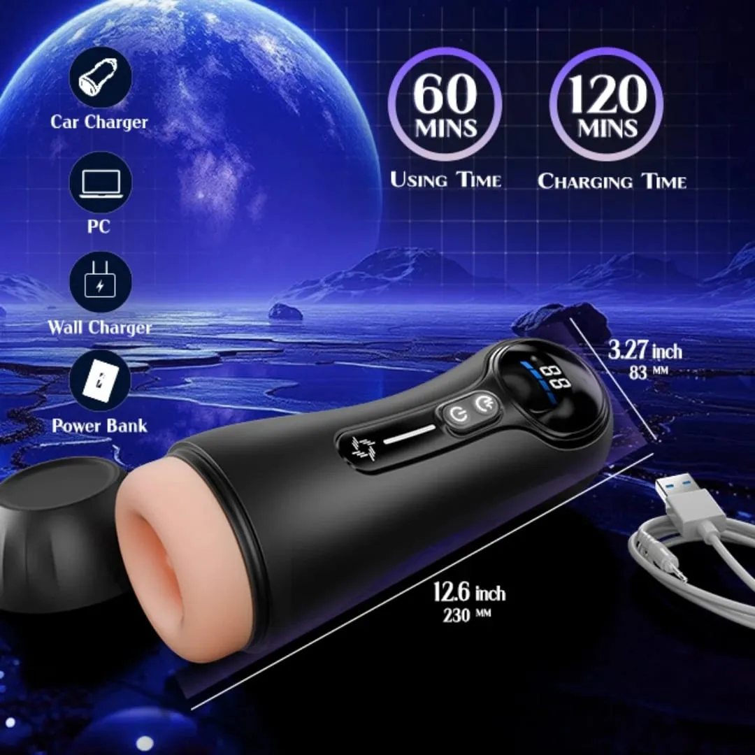 Otomatik Erkek Emme Masturbator LCD Ekran Mastürbasyon Fincan 9 Titreşim Modu Ile Cep Kedi Yetişkin Seks Oyuncakları Adam için — image 6