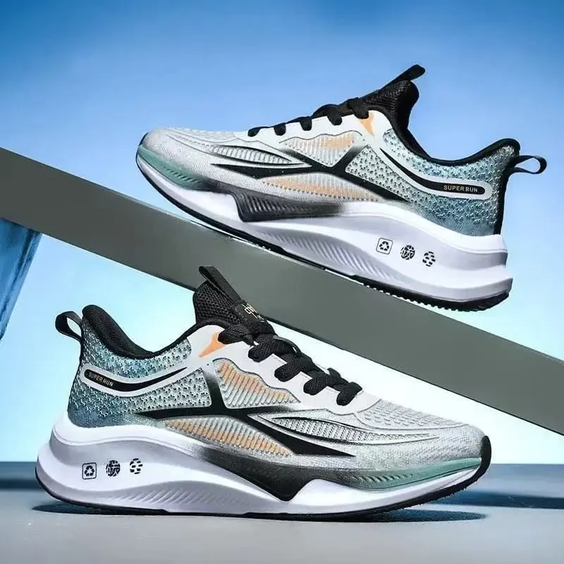 New Running Shoes Summer New Physical Test Middle School Students Rebound Cushioning Sneakers Men's Shoes Tenis Masculino