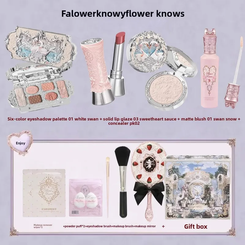 Flower Knows Knight Unicorn Treasure Chest Set