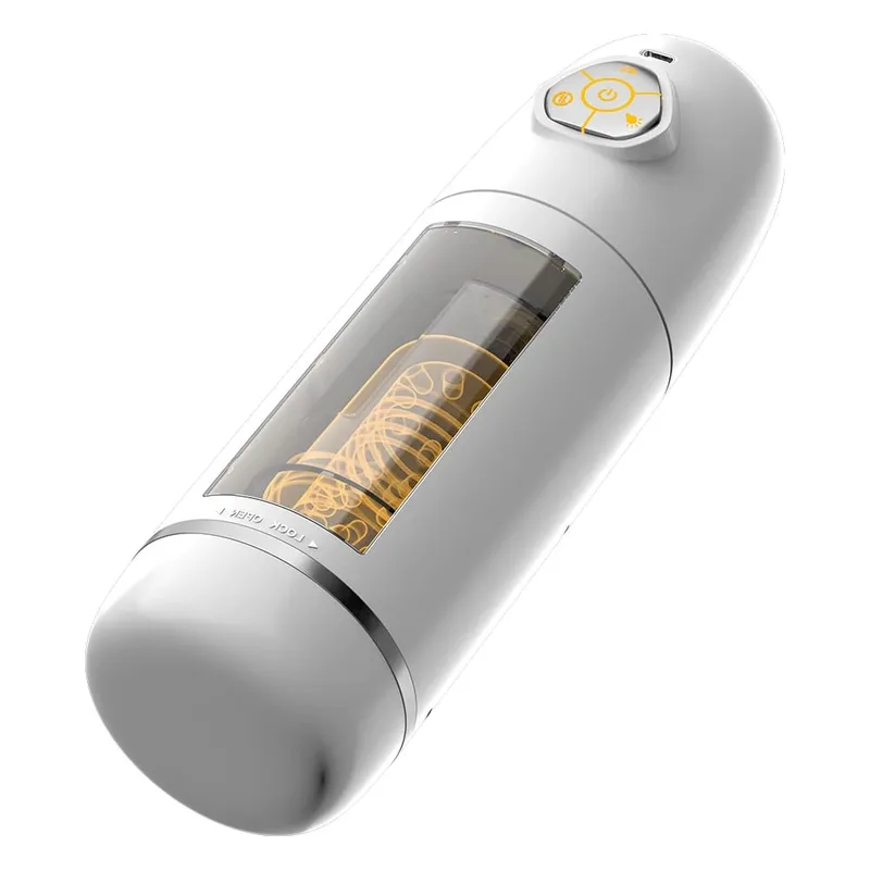APP Male Masturbation Cup Auto Rotating Belt 10 Push Rotating Hands Free Electric Penis Pump Vision Sex Toy Male Sex Machine 18+