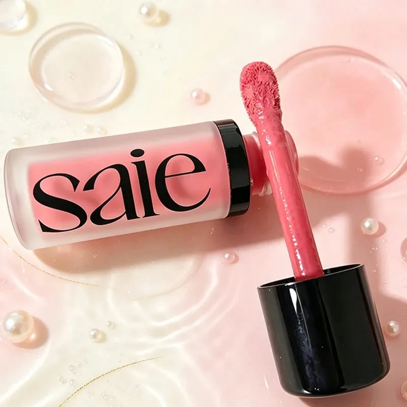 Fashion Saie Glitter Hydration Liquid Powder Blusher Moisturizing Liquid High Gloss Gel Facial Contour Cream Makeup Products — image 6