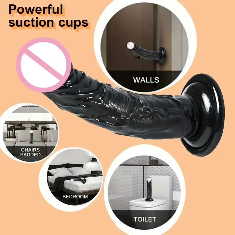 Realistic Dildo With Suction Cup Huge Jelly Fake Dick Big Penis Dildos Sex Toy for Woman Plug Adult Erotic Men Anal Butt WONGRUO
