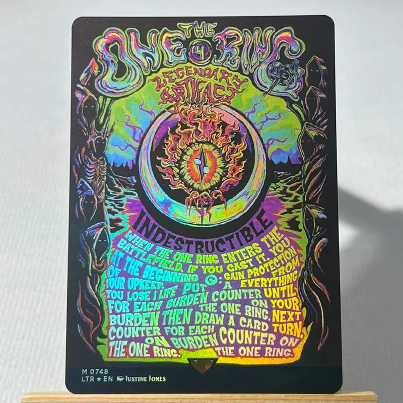TCG Proxy Cards Deck Borad Games Single Hologram Black Lotus Power9 Dual Lands The One Ring — image 14