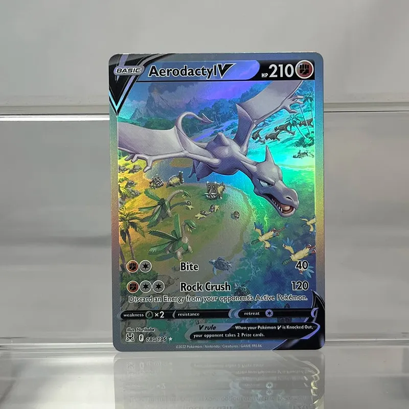 Foil PKM Single Cards Pikachu Charizard EX Bubble Mew Game Rare Collection Cards PTCG Rainbow Proxy Cards