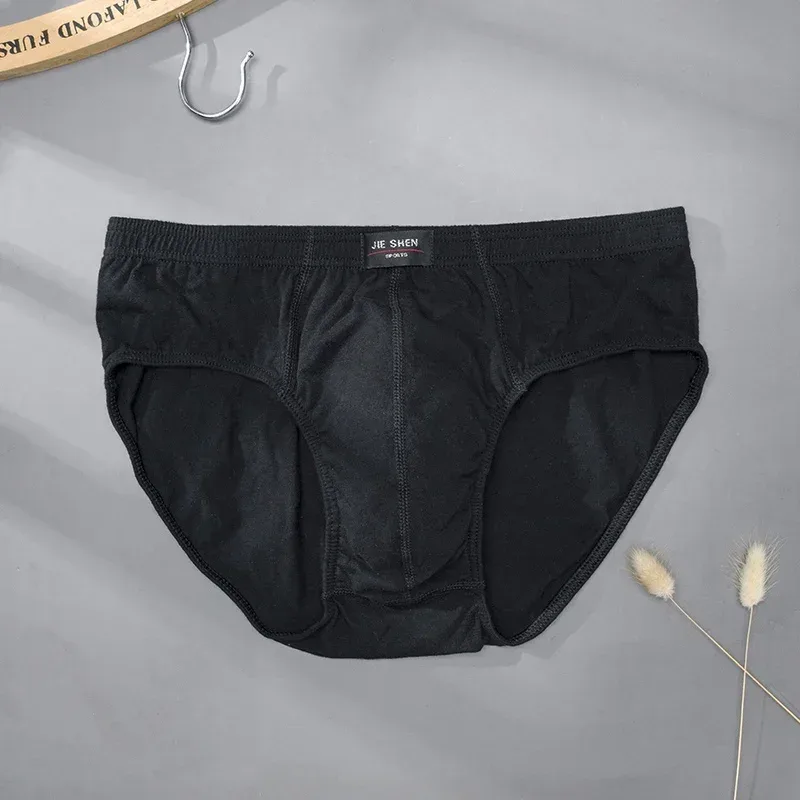 1PC Cotton Briefs Men's Comfortable Underpants Male Breathable Underwear Lingerie Panties Plue Size Xl -5XL