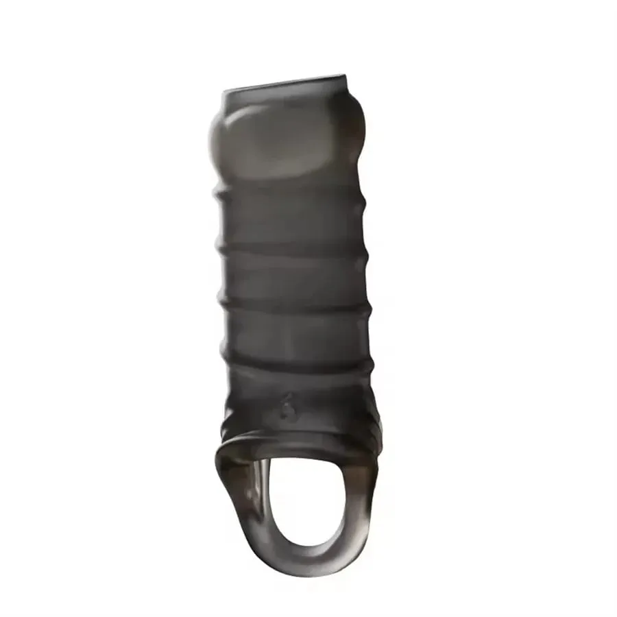 Adult Games Silicone Penis Sleeve Penis Enlargement Sleeve Dick Extender Penis Enlarger Sex Toys For Men Delay Reusable