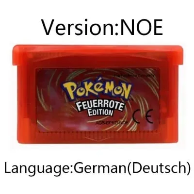 GBA Video Game Cartridge Console Card Pokemon Emerald Ruby FireRed LeafGreen Sapphire Multi-language for GBA/NDS — image 27