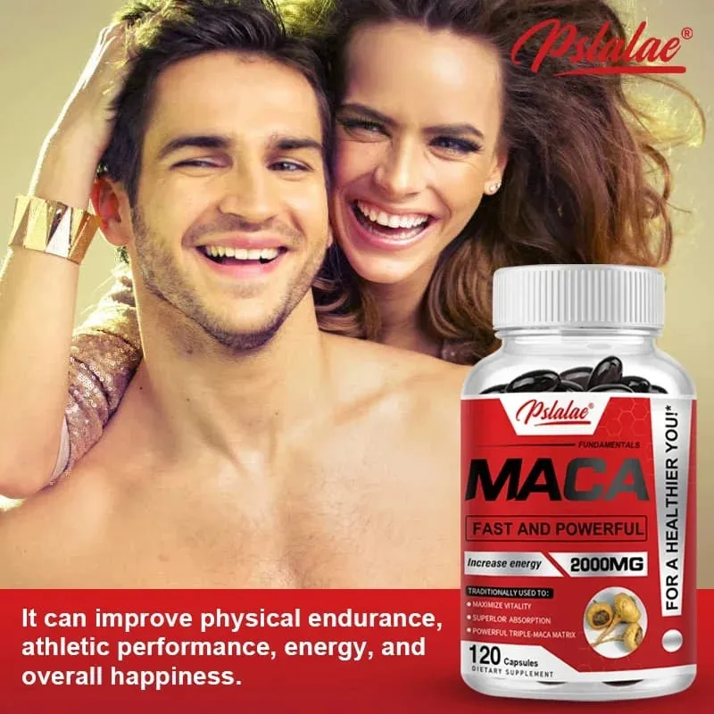 Maca Root Capsules - Boost Endurance & Strength To Maximize Vitality and Performance Muscle Mass Improve — image 4