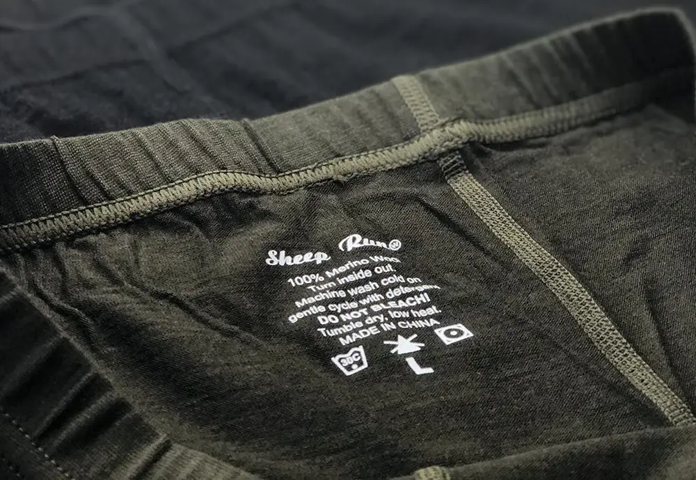 Boxer da uomo in lana merino lunga 100% lana merino intimo da uomo strato di base 240G mutande sportive da uomo fitness traspirante