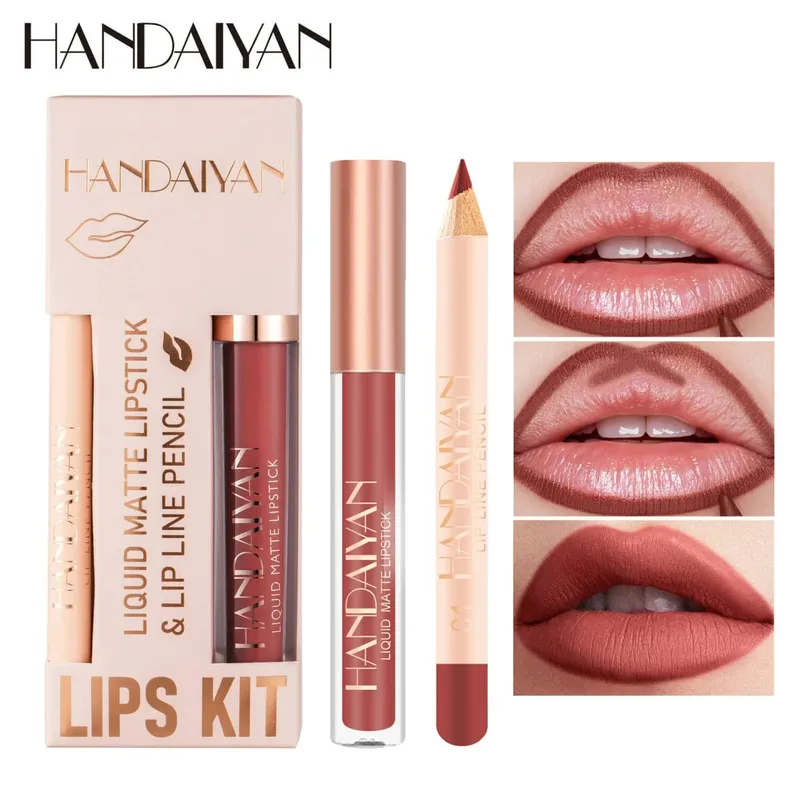 2-in-1-Lippenstift-Set für Damen mit Lip