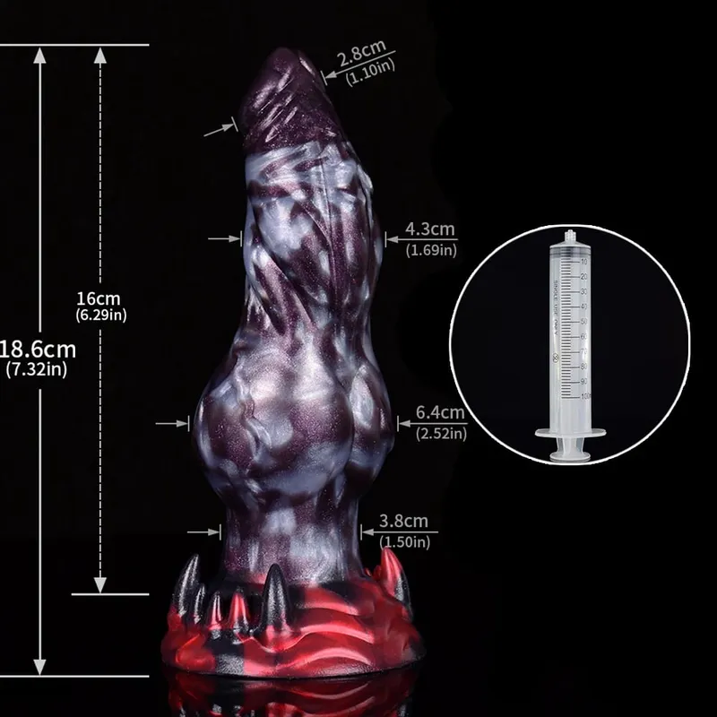 Squirting Horse Anal Dildos Monster Fake Penis G-Spot Stimulator Masturbation Butt Plug Cock Sex Toy For Women Men Flirting