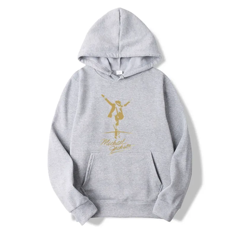 Michael Jackson Gold Men hoodies