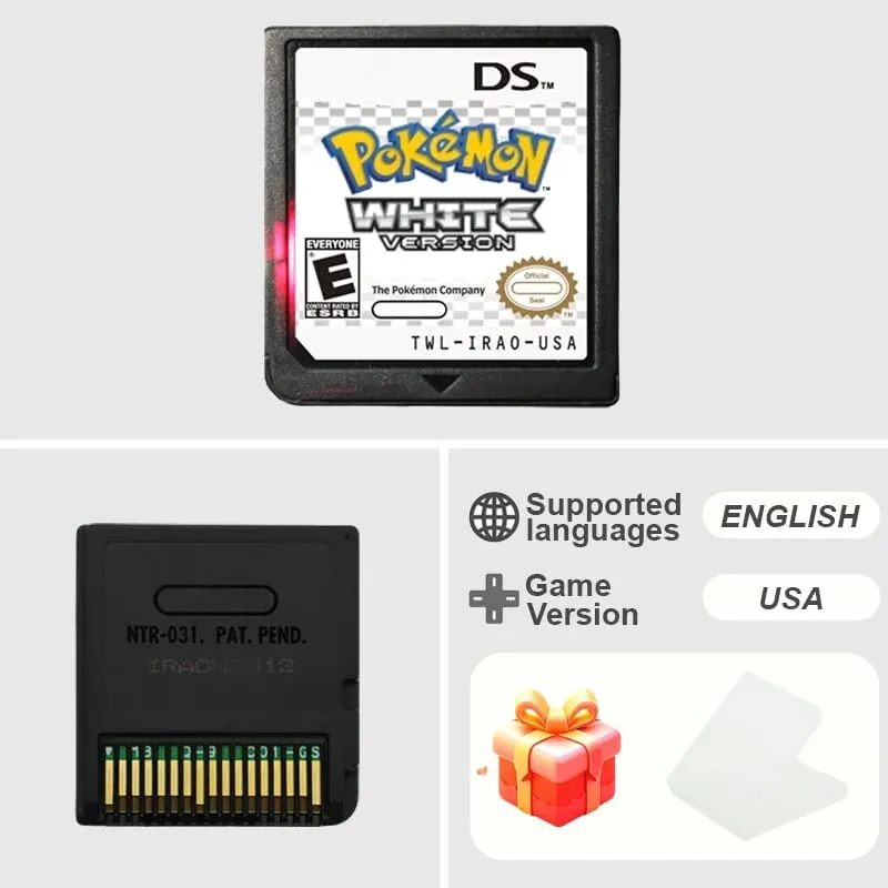 NDS Game Cartridge Pokemon Series Platinum Pearl Diamond HeartGold SoulSilver USA/EUR/FRA/ITA/NOE/AUS/ESP Version for NDS — image 30
