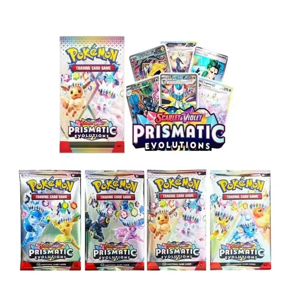 fun 40 Pieces Pokemon Card Pack 4 Sets Sun Moon Violet 151 English Trading Cards Collectible Toys Halloween Gift Fantasy Sci Fi