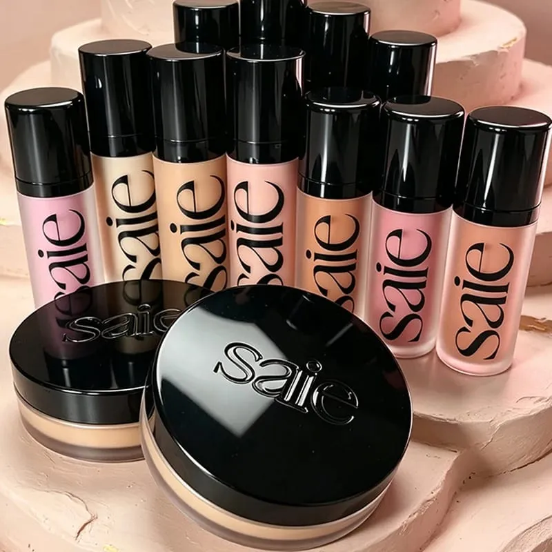 Fashion Saie Glitter Hydration Liquid Powder Blusher Moisturizing Liquid High Gloss Gel Facial Contour Cream Makeup Products — image 2