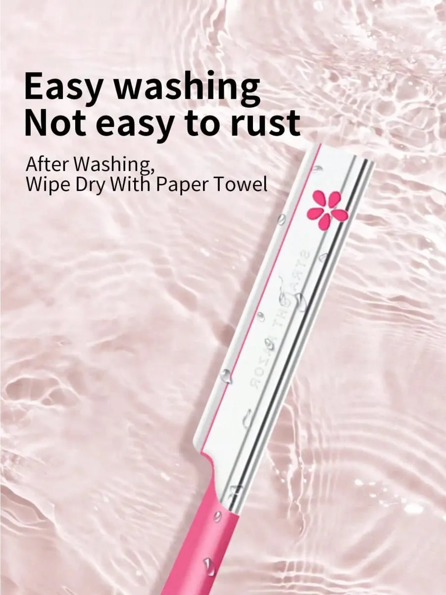 5pcs Compact And Exquisite Beipin Professional Eyebrow Trimmer Sharp Blade For Smooth And Clean Grooming