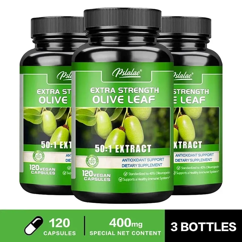 Olive Leaf Capsules - Antioxidant Improves Skin Condition Improves Blood Circulation Promotes Heart and Cardiovascular Health — image 11