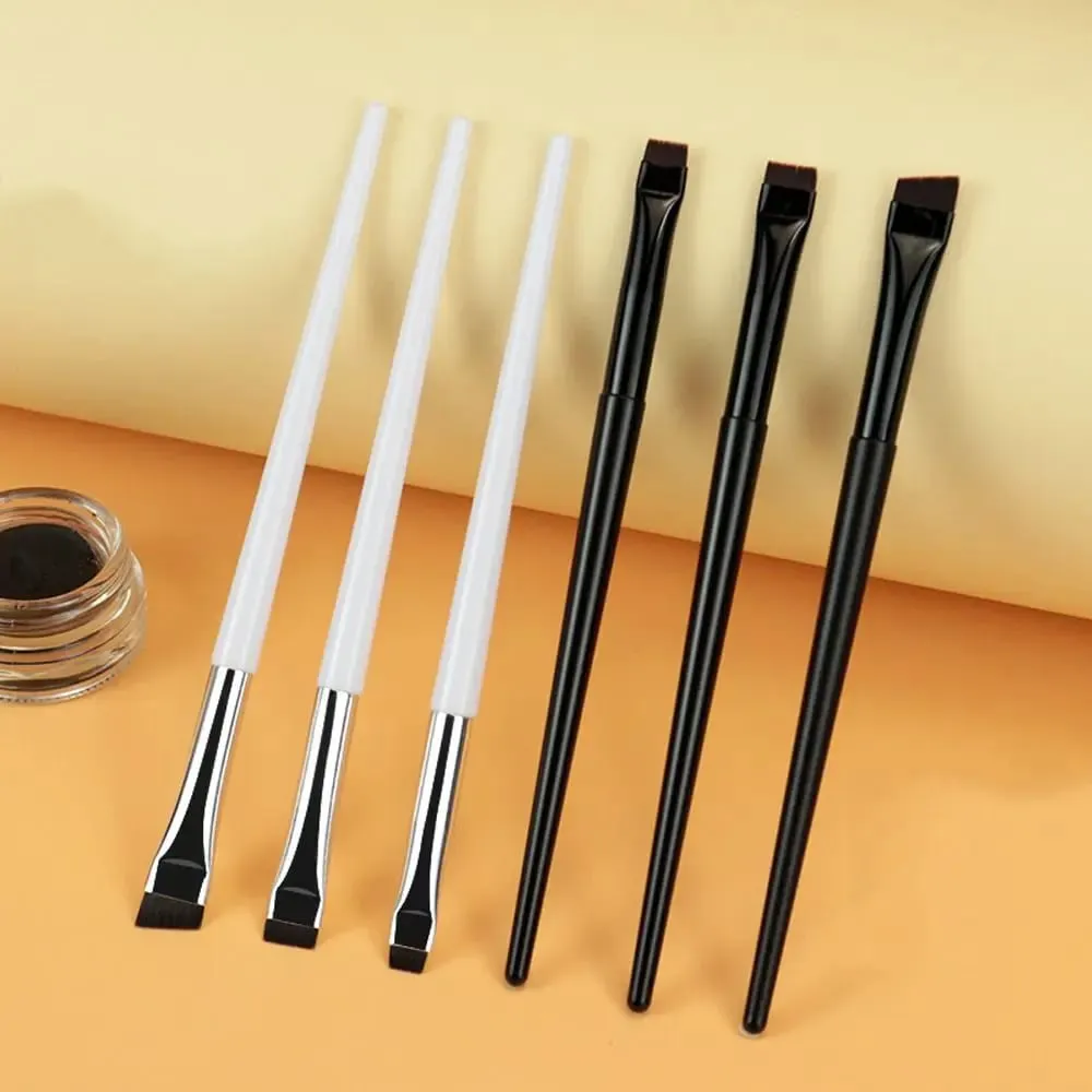 Cosmetics Brush Beauty Eye Liner Brush Flat Eyebrow Brush Angled Fine Eyeliner Brushes Blade Makeup Brushes Liner Brow Brush — image 1