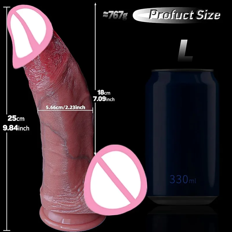 현실적인 항문 새로운 딜도 라구 딜도 Buttplug 전립선 마사지 초보자를위한 흡입 컵 페니스 여성을위한 섹스 토이 Anal Vaginal Masturba — image 9