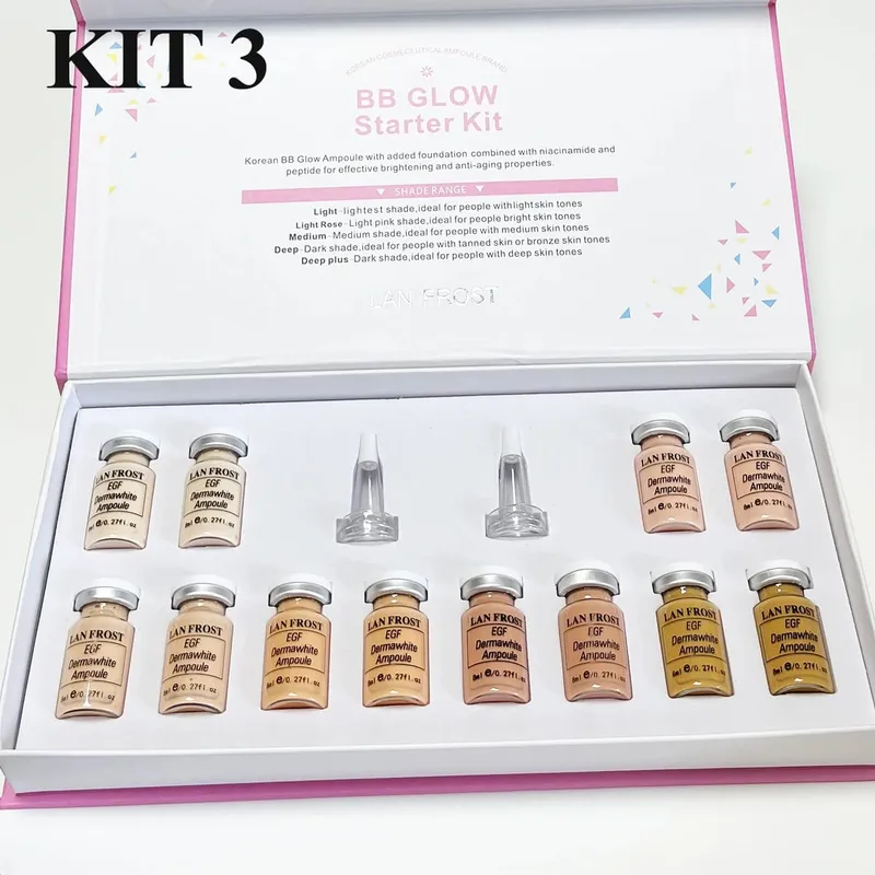 8ml BB Cream Hyaluronic Acid Facial Glow Serum Ampoule Essence Peptide Moisturizing Foundation Skin Rejuvenation Face Care — image 18