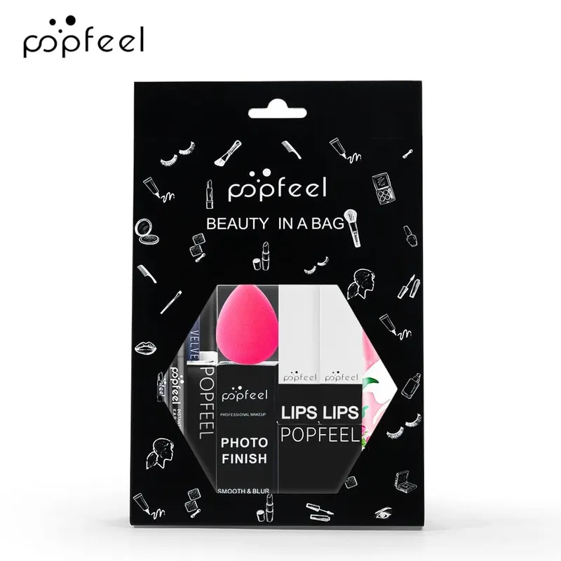 Long-Lasting Makeup Essentials Versatile Paste Complete Face Makeup Gift Bag Glamorous Makeup Collection For Makeup Beginners