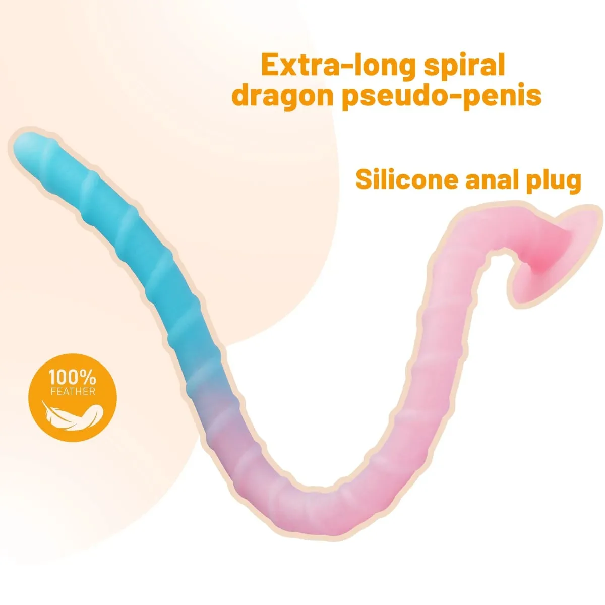 Three Sizes of Long Anal Plugs Special-shaped Octopus Tentacles Soft Adult Sex Toy Liquid Silicone Materials Prostate Stimulator