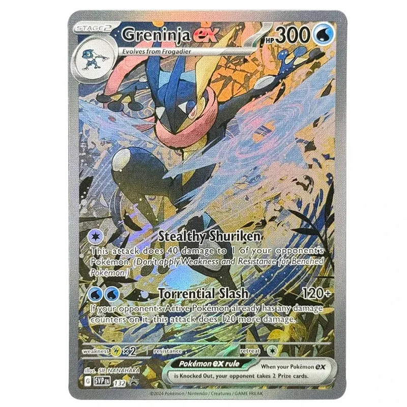 PKM English Single Card Surging Sparks Latios Hydreigon Pikachu Milotic Kingdra Game Trading Collection PTCG Proxy Toys Gifts