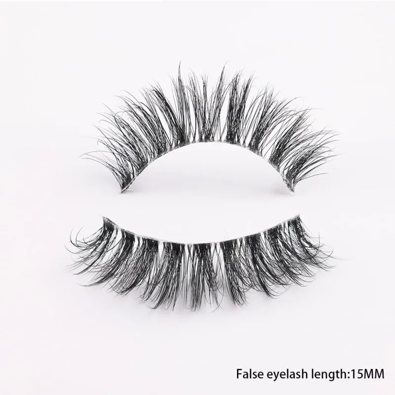 3D Mink Lashes Transparent Band False Eyelashes Natural Fake Eyelash Anime Winged Clear Band Lashes Manga Lashes Makeup